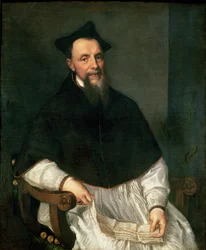 Portræt af biskop Ludovico Beccadelli, 1552